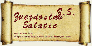 Zvezdoslav Salatić vizit kartica